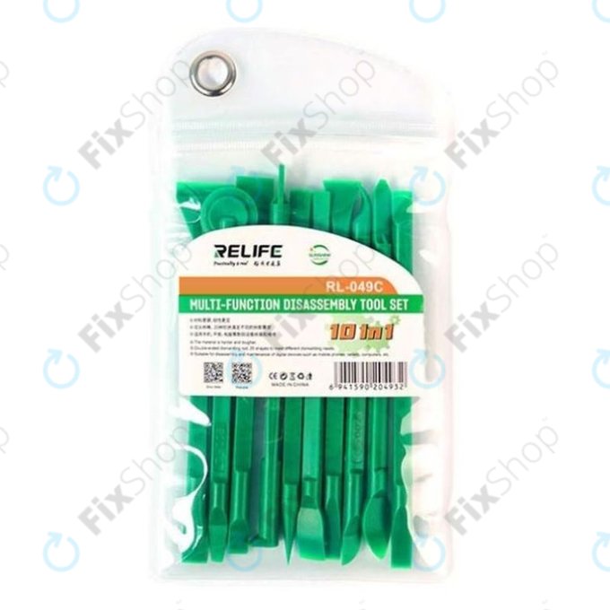 Σετ Εργαλείων Αποσυναρμολόγησης Υψηλής Σκληρότητας 10in1 για Relife RL-049C | Πράσινο | Green