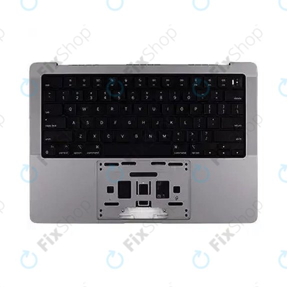Άνω πλαίσιο πληκτρολογίου για MacBook Pro 14", A3112 (2024), με πληκτρολόγιο US και μπαταρία, Space Black, 661-42518, Genuine Apple
