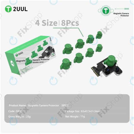 Μαγνητικό προστατευτικό κάμερας για επισκευή τηλεφώνων, 2UUL DA35, 8τμχ/συσκευασία