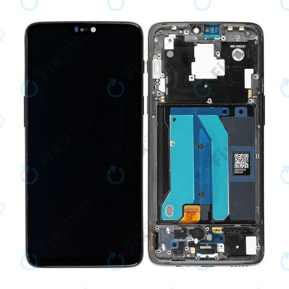 Συγκρότημα οθόνης για OnePlus 6, Midnight Black, Aftermarket