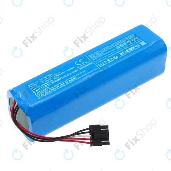 Battery για Xiaomi Dreame Bot X30 Ultra | X40 Ultra | X40 Pro Ultra | L30 Ultra | D10s Plus | R2416-4S2P-HPLS | 14.4V | Li-Ion | 5200mAh | HQ