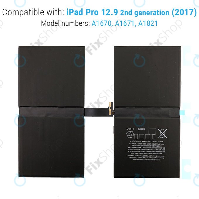 Μπαταρία για iPad Pro 12.9, 2nd Gen 2017, 10891mAh