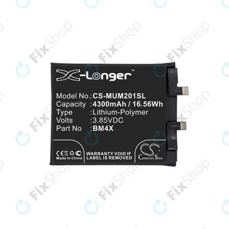 Μπαταρία για Xiaomi Mi 11, BM4X, 4300mAh, HQ