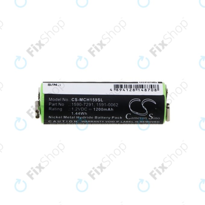 Μπαταρία για Moser Chromini 1591, Ermila Bella 1590, 1200mAh, Ni-MH, 1.2V, 1590-7291, HQ