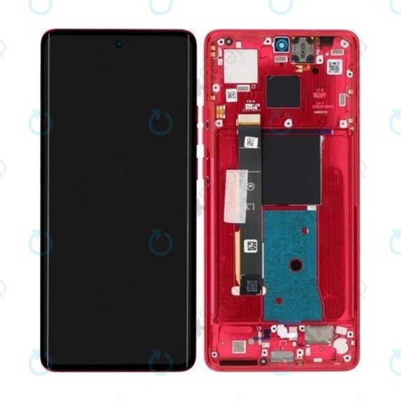Συγκρότημα οθόνης για Motorola Edge 40, Viva Magenta, Service Pack