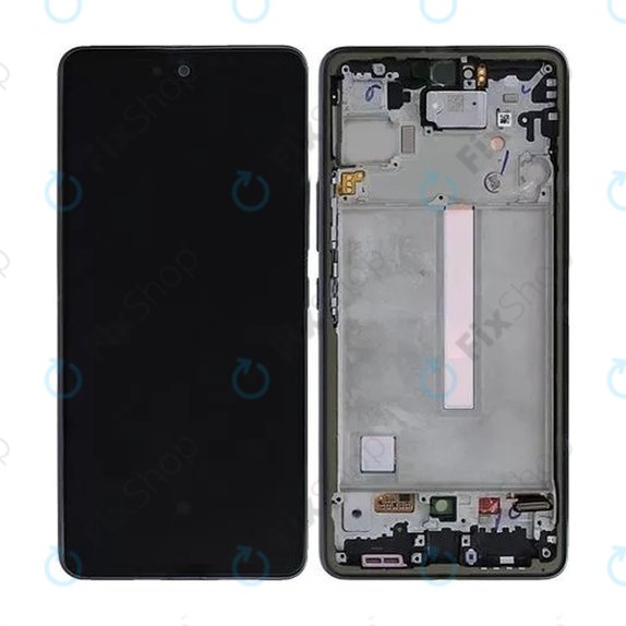 Συγκρότημα οθόνης για Samsung A73, A736, Black, Aftermarket