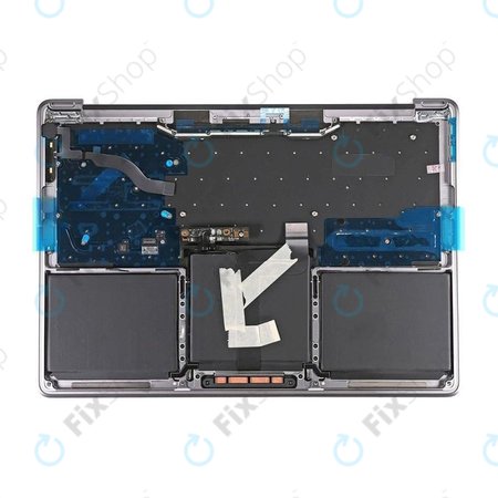 Πλαίσιο Πάνω Πληκτρολογίου + Πληκτρολόγιο US + Μικρόφωνο + Trackpad + Ηχεία για MacBook Pro 13" A1708 (Τέλη 2016 - Μέσα 2017) | Διαστημικό Γκρι | Space Gray