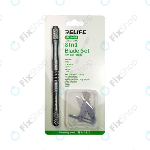 Σετ Λεπίδων Αφαίρεσης Κόλλας CPU Remove 8in1 για Relife RL-101B