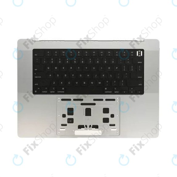 Άνω πλαίσιο πληκτρολογίου για MacBook Pro 16" A2780 (2023), με πληκτρολόγιο US και μπαταρία, Silver, 661-32190, Genuine Apple