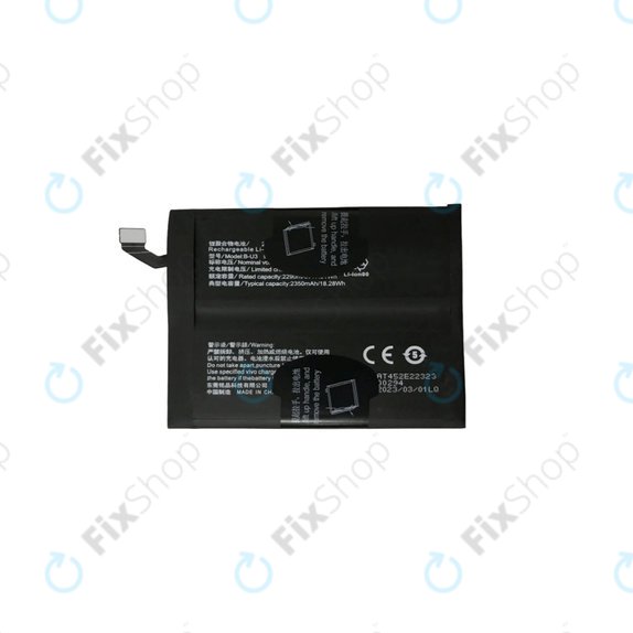 Μπαταρία για Vivo X80 Pro 5G V2185A, V2145, B-U3, 4700mAh, Service Pack