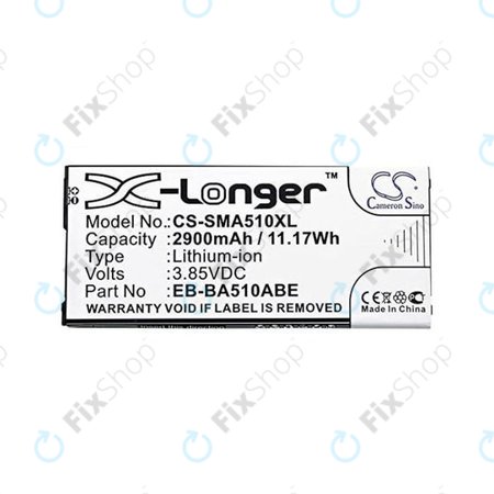 Μπαταρία για Samsung A5 A510F (2016), EB-BA510ABE, 2900mAh, HQ