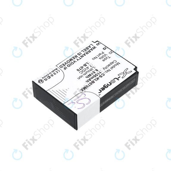 Μπαταρία για Kodak PIXPRO S1, AZ651, AZ652, AZ901, 1150mAh, Li-Ion, 7.4V, LB-070, HQ