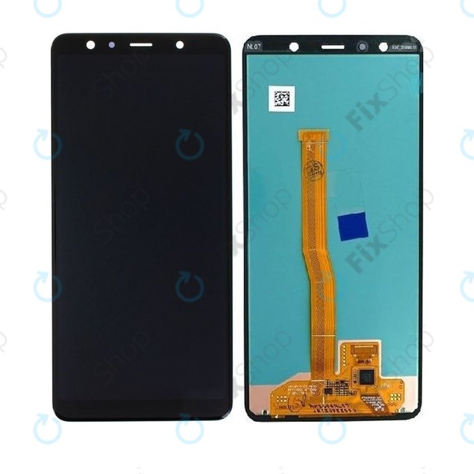 LCD Display με Touch Screen για Samsung A7 | A750F (2018) | GH96-12078A | Black | Service Pack