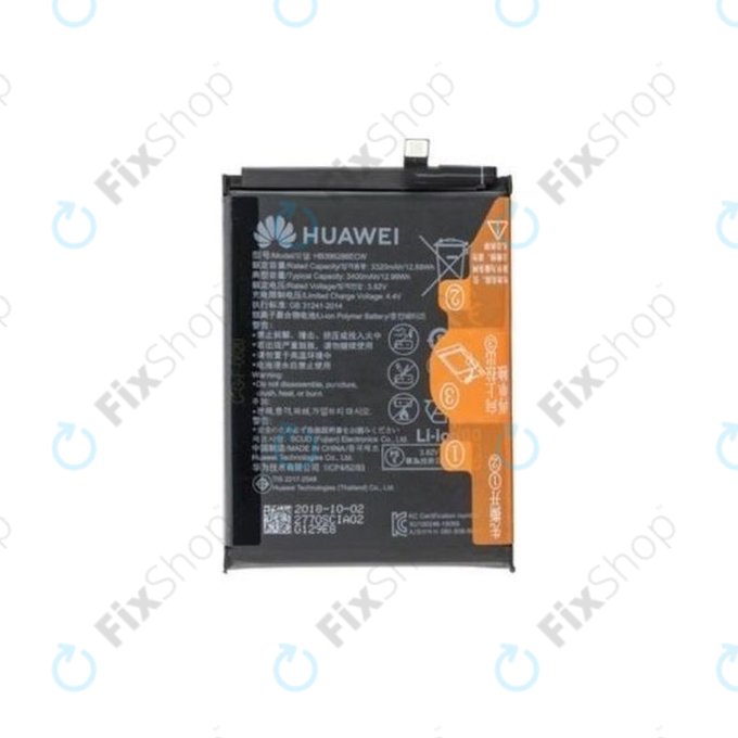 Μπαταρία για Huawei Honor 10 Lite (HRY-LX1), P Smart (2019), Y9 (2019), HB396286ECW, 24022919, 24022770, 3400mAh, Service Pack