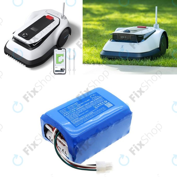 Μπαταρία για Ecovacs BAIZE, G1-800, GX-600, GOAT G1, 6400mAh, Li-Ion, 18.5V, 201-2201-0903, HQ