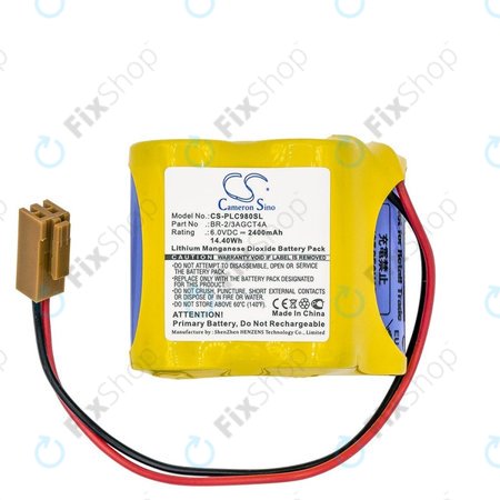 Μπαταρία για Fanuc 18-T Series Programmable Logic, 2400mAh, Li-MnO2, 6V, BR-2/3AGCT4A, HQ