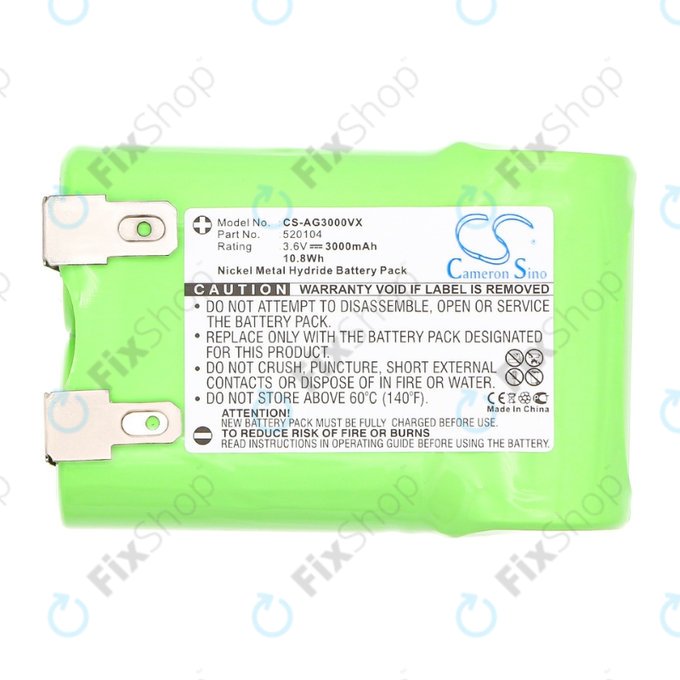 Μπαταρία για AEG Electrolux Junior 3000, 520104, 3.6V, 3000mAh, HQ