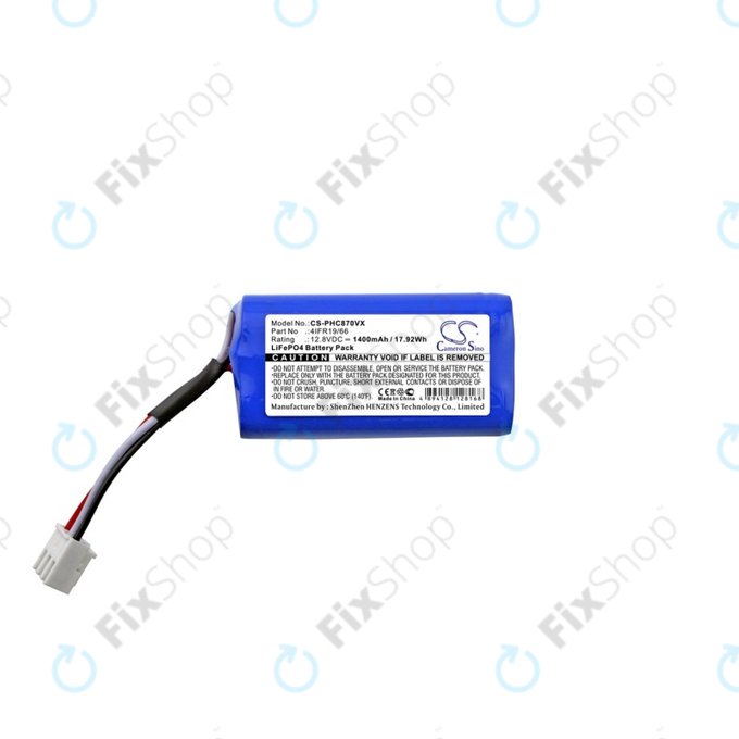 Μπαταρία για Severin Chill RB7022, RB7025, RB-7025, RB7720, 4404048, LiFePO4, 12.8V, 1400mAh, HQ