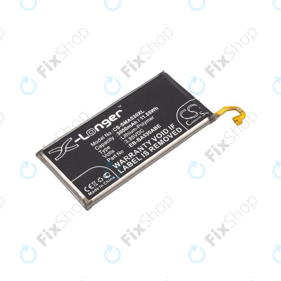 Μπαταρία για Samsung A8 A530F (2018), 3000mAh, Li-Pol, 3.85 V, EB-BA530ABE, HQ