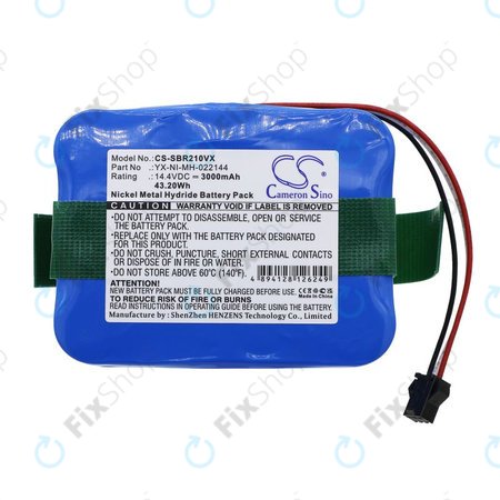 Μπαταρία για Sencor SVC9031BK, Bobsweep, Carneo, Samba, Vileda, Wisdom, 3000mAh, Ni-MH, 14.4V, YX-NI-022144-COR, HQ