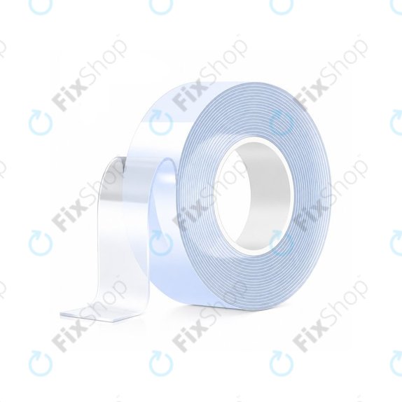 Αδιάβροχη κολλητική ταινία διπλής όψης, 20mm x 5m x 2mm, διάφανη