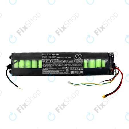 Μπαταρία για Xiaomi 1s, Essential, M365, Mi Scooter 3, 7800mAh, Li-Ion, 36V, NE1003-H, HQ