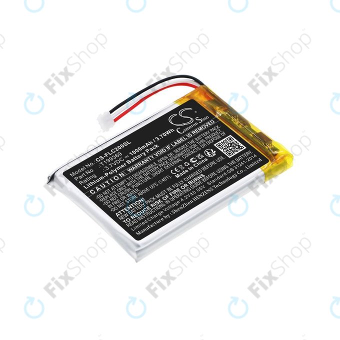 Μπαταρία για FLIR C2, C3, 1000mAh, Li-Pol, 3.7V, T199369, HQ