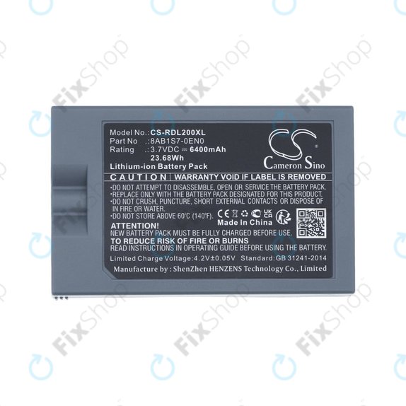 Μπαταρία για Ring Video Doorbell 2, 3, 4, 6400mAh, Li-Ion, 3.7V, 8AB1S7-0EN0, HQ