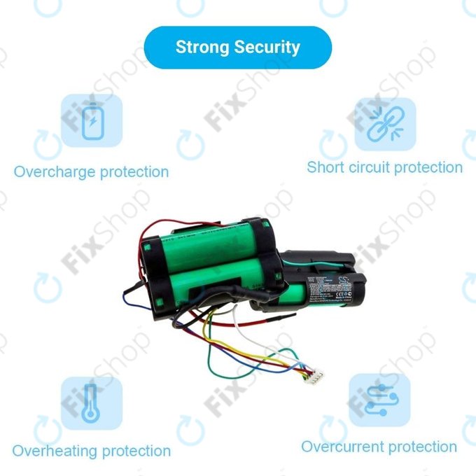 Μπαταρία για Philips PowerPro Duo, PowerPro Aqua, 5ICR19/65, 18.5V, 2500mAh, HQ