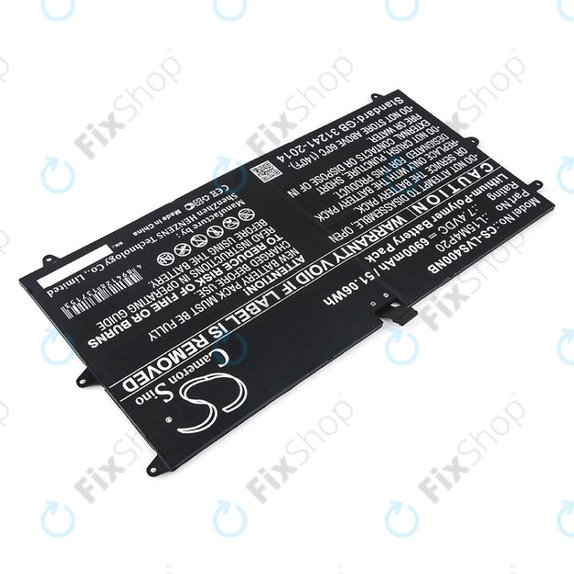 Μπαταρία για Lenovo Yoga 4S, 900S, 6900mAh, Li-Pol, 7.4V, L15M4P20, HQ