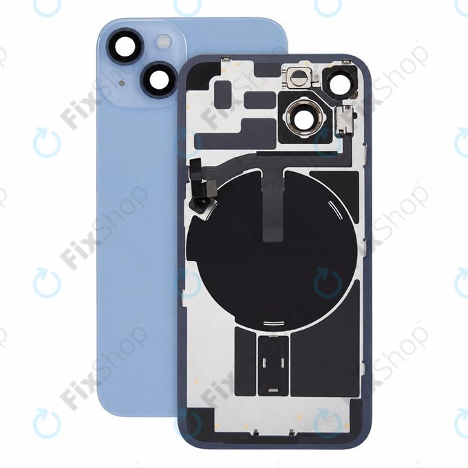 Γυαλί πίσω περιβλήματος για iPhone 14, Blue, Pulled A