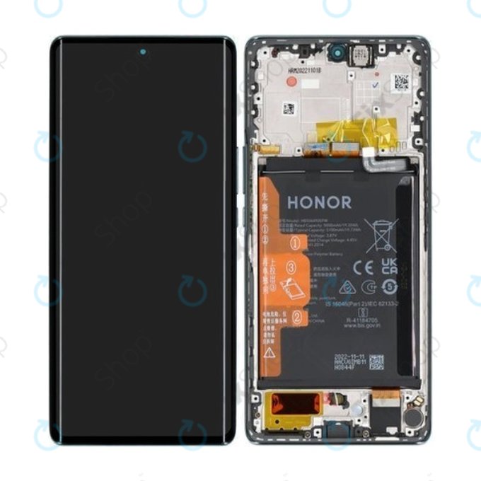 OLED/LCD Display Assembly για Honor Magic5 Lite | RMO-NX3 | Emerald Green | Service Pack