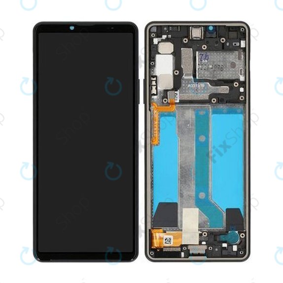 Συγκρότημα οθόνης για Sony Xperia 10 IV, XQCC54, Μαύρο, Black, Service Pack