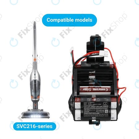 Μπαταρία για Gorenje SVC-series, 861790, 22.2V, 2000mAh, HQ