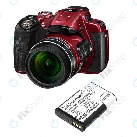 Μπαταρία για Nikon Coolpix, 1700mAh, Li-Ion, 3.8V, EN-EL23, HQ