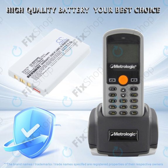 Μπαταρία για Cipherlab 8300-L, Metrologic MK5502, 750mAh, Li-Ion, 3.7V, BA-80S700, HQ