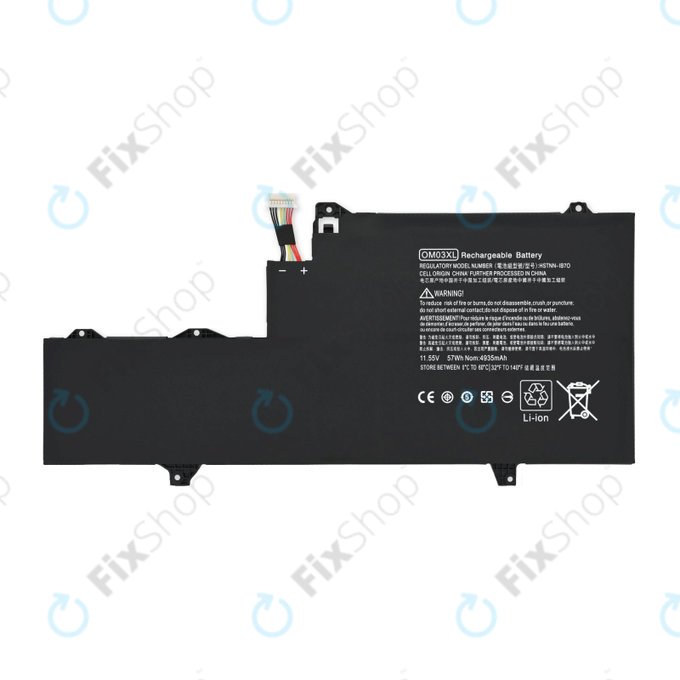Μπαταρία για HP EliteBook x360 1030 G2, OM03XL, 4935mAh, 77052513, Service Pack