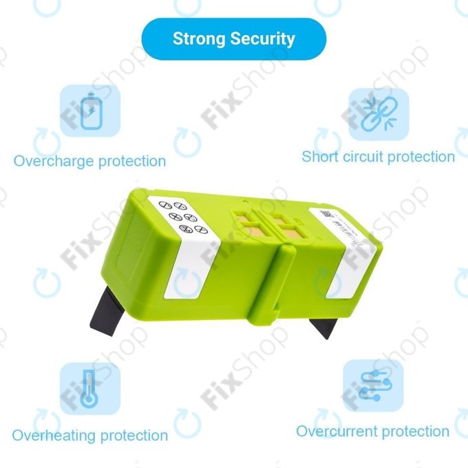 Μπαταρία για iRobot Roomba 600, 800, 900-series, 4502233, 4374392, 2130LI, 14.4V, 4000mAh, HQ