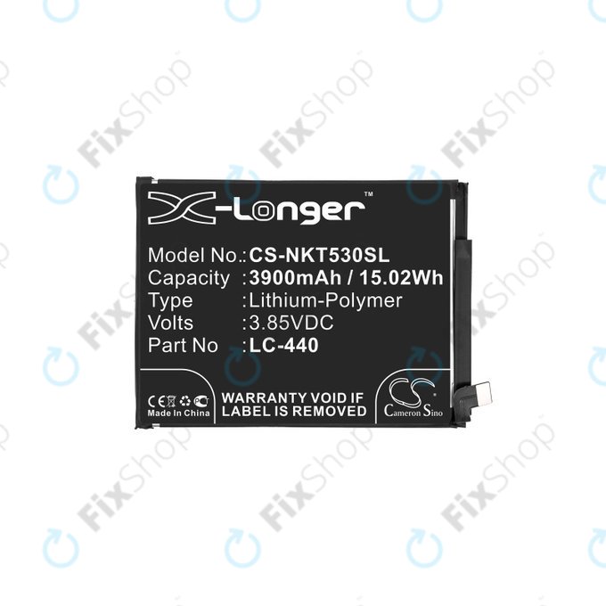 Μπαταρία για Nokia 5.3, 3900mAh, Li-Pol, 3.85 V, LC-440, HQ