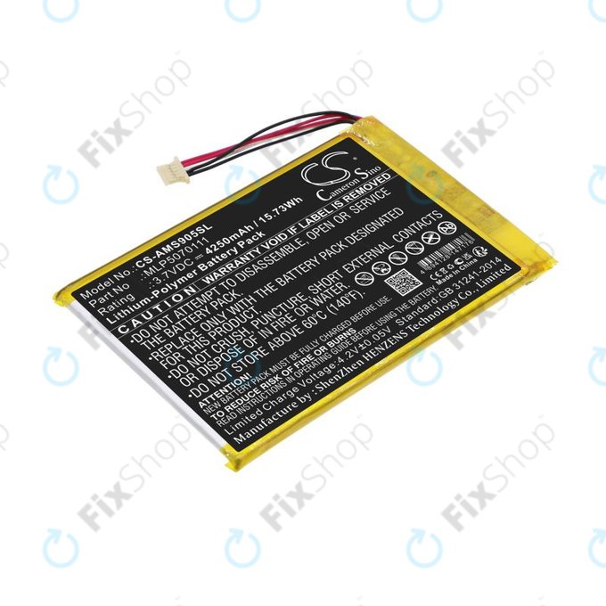 Μπαταρία για Autel MaxiSys Mini, MaxiIM IM508, MS905, 4250mAh, Li-Pol, 3.7V, MLP5070111, HQ