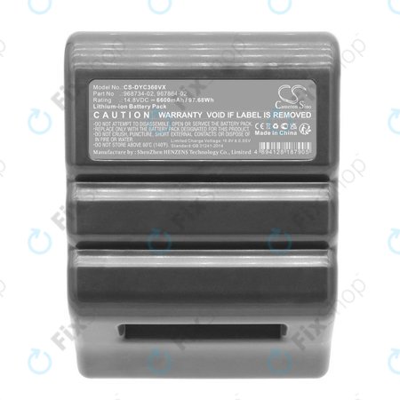 Μπαταρία για Dyson 360 Vis Nav, Heurist (2020), 968734-02, 967864-02, 14.8V, 6600mAh, HQ