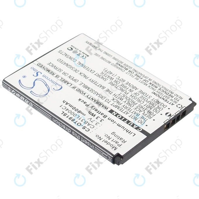 Μπαταρία για Alcatel One Touch, OT, TCL A, Vodafone, 900mAh, Li-ion, 3.7V, CAB31L0004C1, HQ