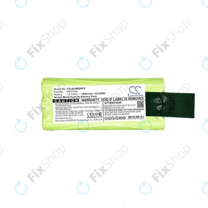 Μπαταρία για Dirt Devil Libero M606, M606-1, M606-2, M606-3, M606-4, M607, M612, 0607004, 0612014, 14.4V, 1800mAh, HQ