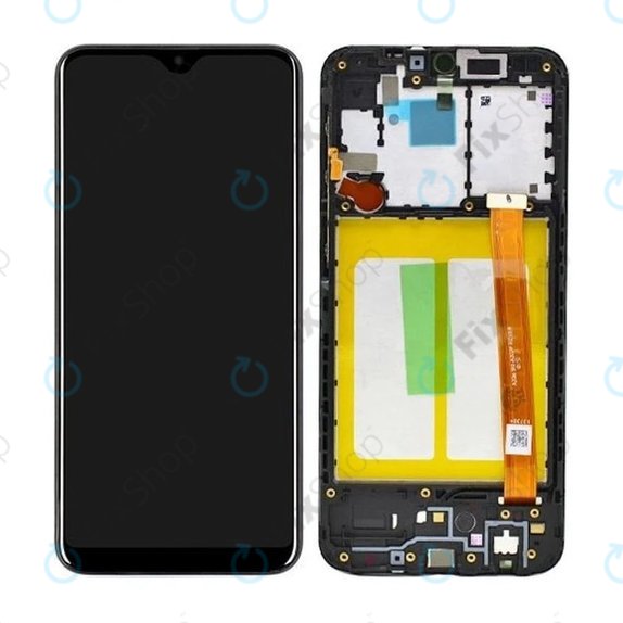 Συγκρότημα οθόνης για Samsung A20e, A202F, GH82-20229A, GH82-20186A, Black, Service Pack