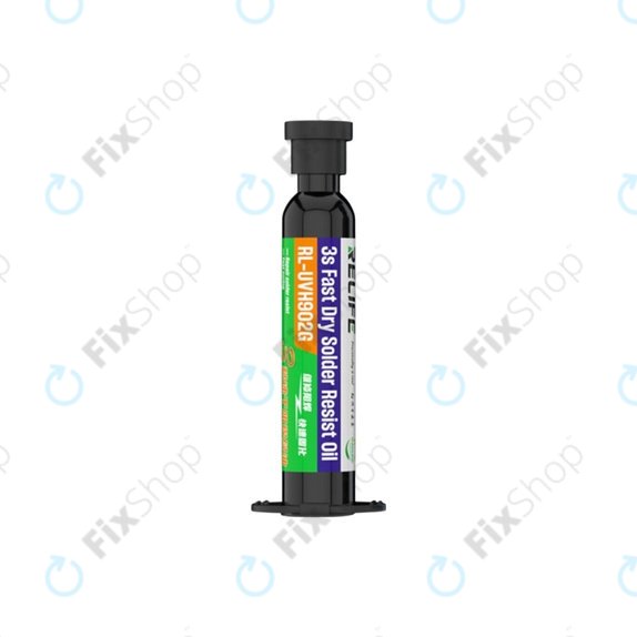UV Curable Solder Mask Relife RL-UVH902G - 10ml | Μαύρο | Black