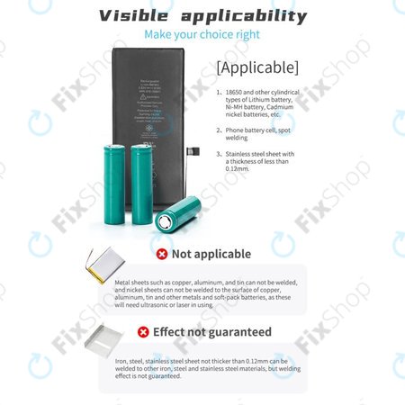 Σετ Μικροσυγκολλητή Σημείου για Επισκευή Flex Μπαταρίας (iPhone 11 - 12 Pro Max) για QianLi Macaron