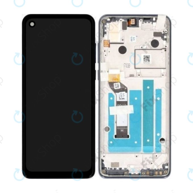 LCD Display Assembly για Motorola One Action | XT2013 | Demin Blue | Service Pack
