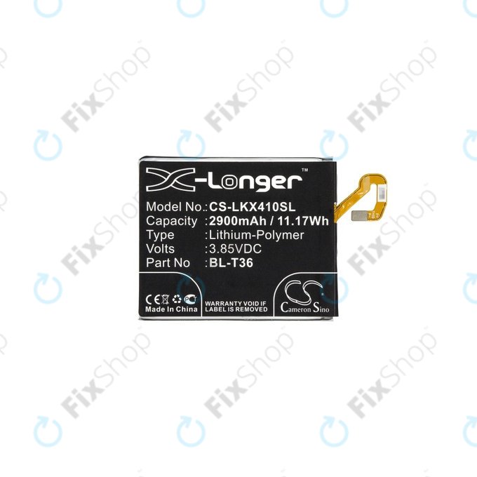 Μπαταρία για LG K10 (2018), K11, K11 Plus, K11 Prime, K30, Harmony 2, BL-T36, EAC63638201, 2900mAh, HQ