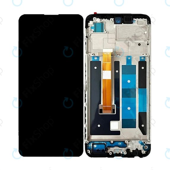 Συγκρότημα οθόνης για Realme C55, Μαύρο, Black, Aftermarket