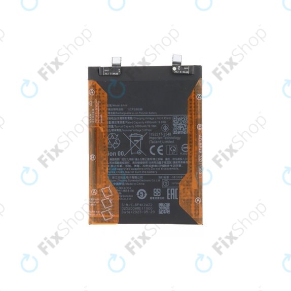 Μπαταρία για Xiaomi Poco F5, X5 Pro, Redmi Note 12 Pro 5G, BP4K, 5000mAh, Service Pack